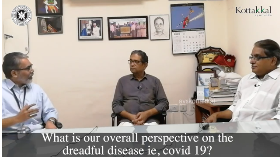 Video from Arya Vaidya Sala: An Ayurvedic Overview of COVID-19